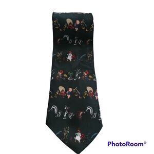 Looney Tunes Mania 90's Striped Character Novelty Tie Cartoon